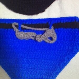 Blue and Gray Men's Underwear